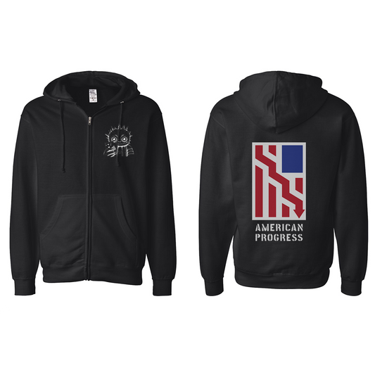 *AP Flag Zipper Hoodie